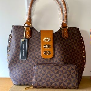 Stunning shoulder bag and wallet NWT